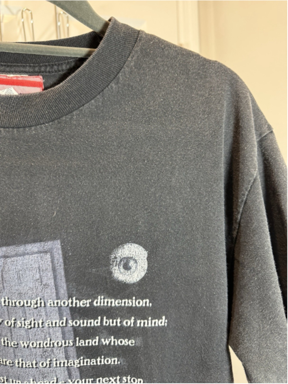 The Twighlight Zone Black Vintage Shirt Television City Men’s Size Medium - Picture 3 of 9